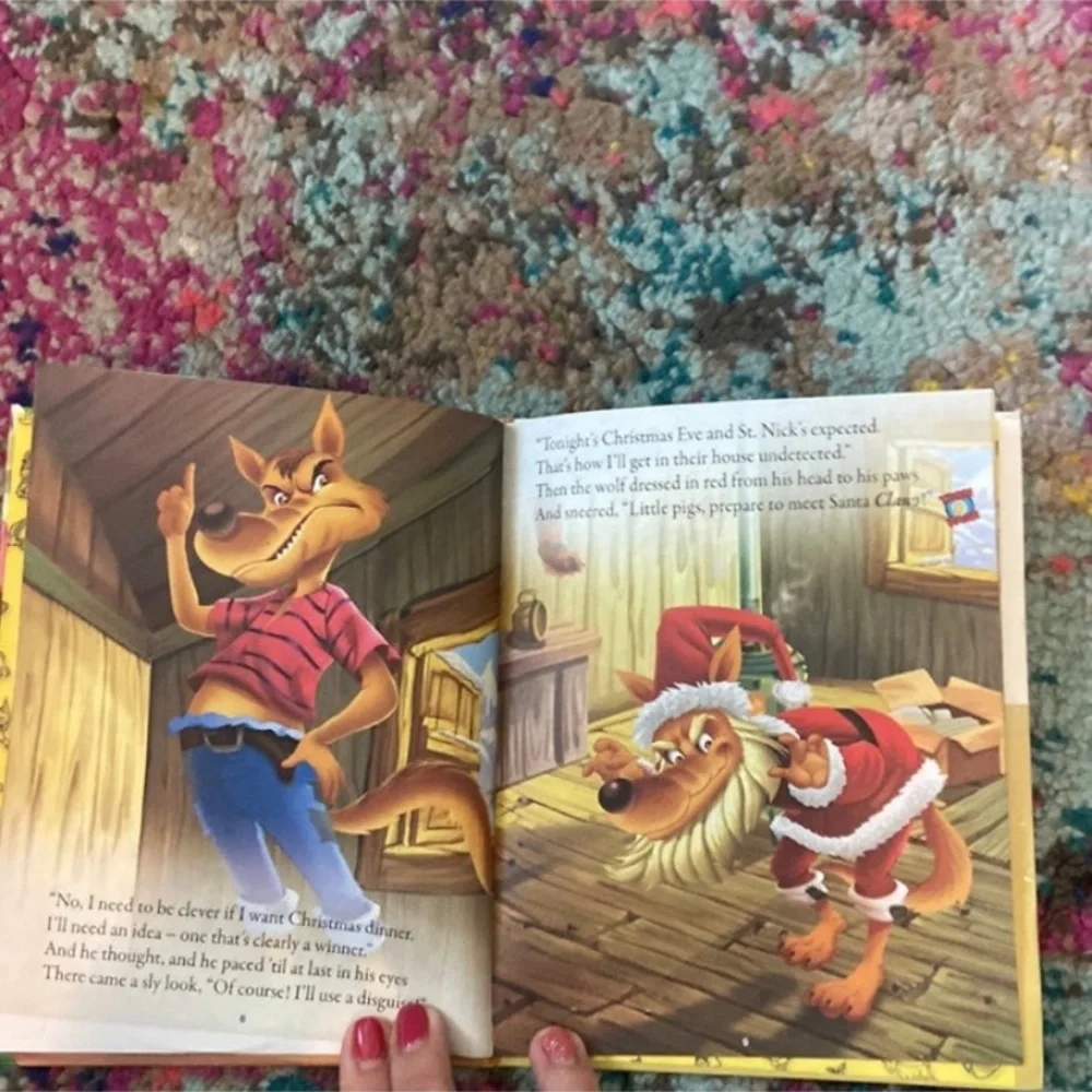 The Night Before Christmas book CD set gingerbread man little mermaid holiday